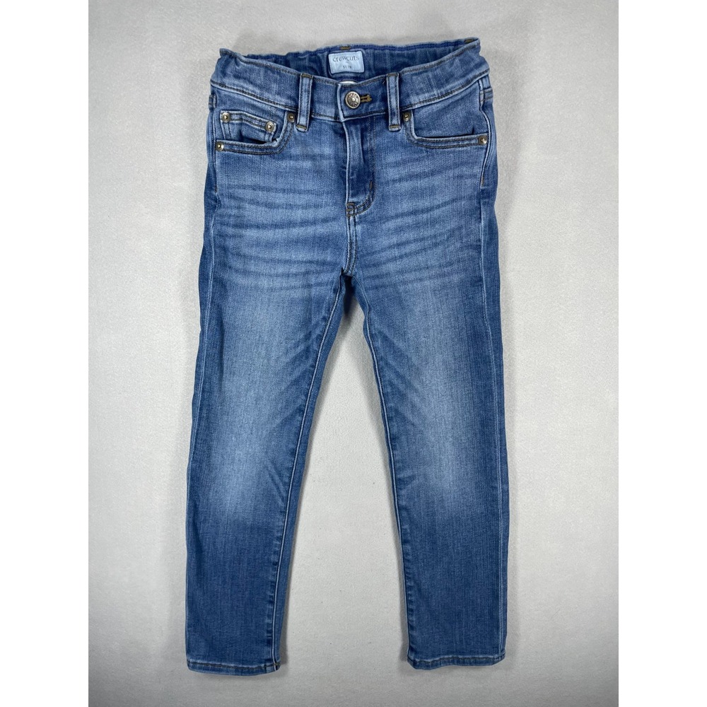 Crewcuts J.Crew Re-Imagined Slim Fit Jeans Denim Adjustable Waist Girls 7‎